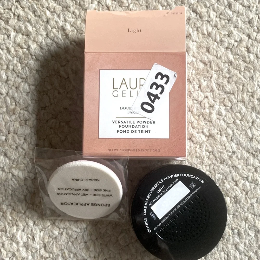 Laura Geller double Take Baked Full Coverage Foundation -‎ Shade Light 0.3oz